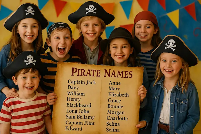 Meet the Crew: A Sea of Pirate Names and Smiles