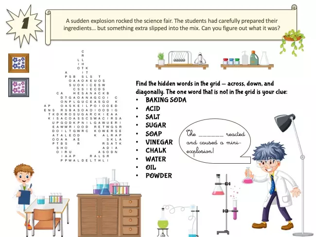 Detective Science Game for Ages 8+