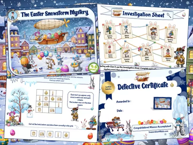 Printable Easter Mystery for Preschoolers