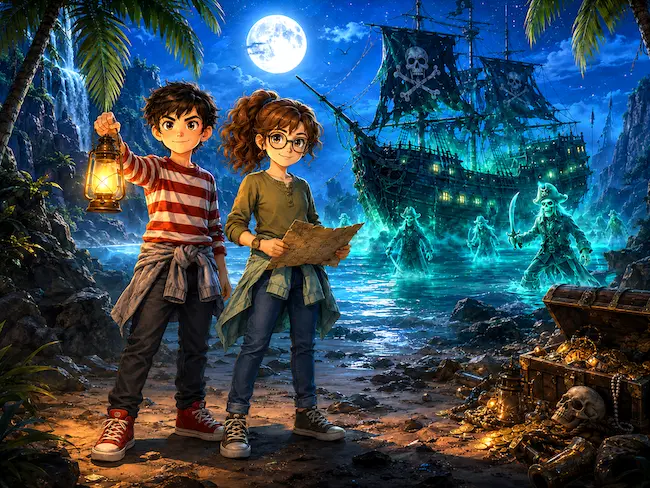 Printable pirate escape room ages 8-9